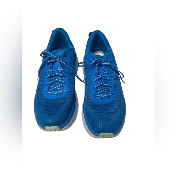 Hoka One One Bondi 7 Blue Running Walking Shoes Men’s 12 1103931D360 *READ* - Picture 1 of 10